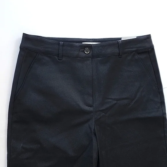 White House Black Market Women's Black10-Inch Bermuda Shorts Size 10 - Picture 4 of 6